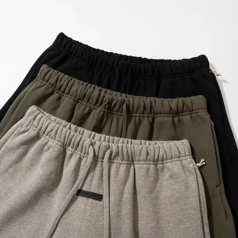 🦋 、Hot Sale🦋 80 Fear of God Essentials Fall 24 BACK TO SCHOOL Series Fleece Soccer Short Same Style /BLACK /MILITARY /OLIVE /DARK HEATHER Size XS-XL